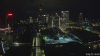 Archiv Foto Webcam Blick von Frankfurter Messe auf die Skyline 03:00