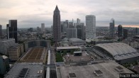 Archiv Foto Webcam Blick von Frankfurter Messe auf die Skyline 05:00