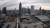 Archiv Foto Webcam Blick von Frankfurter Messe auf die Skyline 06:00