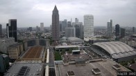 Archiv Foto Webcam Blick von Frankfurter Messe auf die Skyline 09:00