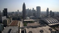 Archiv Foto Webcam Blick von Frankfurter Messe auf die Skyline 09:00
