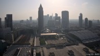 Archiv Foto Webcam Blick von Frankfurter Messe auf die Skyline 07:00