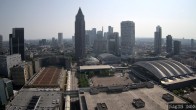 Archiv Foto Webcam Blick von Frankfurter Messe auf die Skyline 09:00