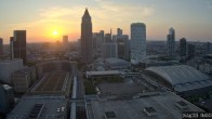 Archiv Foto Webcam Blick von Frankfurter Messe auf die Skyline 05:00