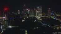 Archiv Foto Webcam Blick von Frankfurter Messe auf die Skyline 01:00