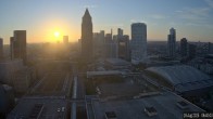 Archiv Foto Webcam Blick von Frankfurter Messe auf die Skyline 05:00