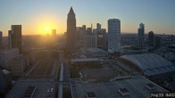 Archiv Foto Webcam Blick von Frankfurter Messe auf die Skyline 05:00