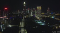 Archived image Webcam Frankfurt: View at the Skyline 23:00