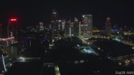 Archiv Foto Webcam Blick von Frankfurter Messe auf die Skyline 03:00