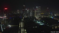Archiv Foto Webcam Blick von Frankfurter Messe auf die Skyline 23:00