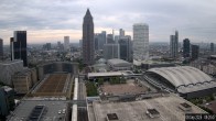 Archiv Foto Webcam Blick von Frankfurter Messe auf die Skyline 06:00