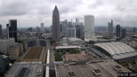 Archiv Foto Webcam Blick von Frankfurter Messe auf die Skyline 11:00