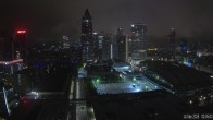 Archiv Foto Webcam Blick von Frankfurter Messe auf die Skyline 01:00