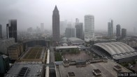 Archiv Foto Webcam Blick von Frankfurter Messe auf die Skyline 10:00