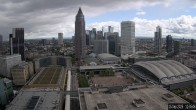 Archiv Foto Webcam Blick von Frankfurter Messe auf die Skyline 11:00
