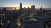 Archived image Webcam Frankfurt: View at the Skyline 05:00