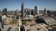 Archived image Webcam Frankfurt: View at the Skyline 13:00