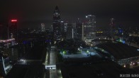 Archiv Foto Webcam Blick von Frankfurter Messe auf die Skyline 03:00