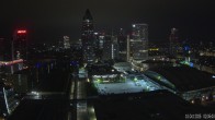 Archiv Foto Webcam Blick von Frankfurter Messe auf die Skyline 01:00