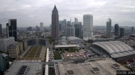 Archiv Foto Webcam Blick von Frankfurter Messe auf die Skyline 09:00