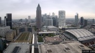 Archiv Foto Webcam Blick von Frankfurter Messe auf die Skyline 11:00