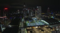 Archiv Foto Webcam Blick von Frankfurter Messe auf die Skyline 01:00
