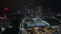 Archiv Foto Webcam Blick von Frankfurter Messe auf die Skyline 05:00