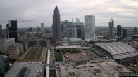 Archiv Foto Webcam Blick von Frankfurter Messe auf die Skyline 07:00