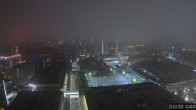 Archiv Foto Webcam Blick von Frankfurter Messe auf die Skyline 01:00