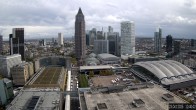 Archiv Foto Webcam Blick von Frankfurter Messe auf die Skyline 11:00