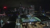 Archiv Foto Webcam Blick von Frankfurter Messe auf die Skyline 01:00