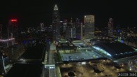 Archived image Webcam Frankfurt: View at the Skyline 19:00