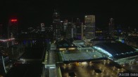 Archived image Webcam Frankfurt: View at the Skyline 23:00