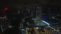 Archiv Foto Webcam Blick von Frankfurter Messe auf die Skyline 01:00