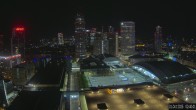 Archiv Foto Webcam Blick von Frankfurter Messe auf die Skyline 01:00