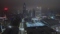 Archiv Foto Webcam Blick von Frankfurter Messe auf die Skyline 23:00
