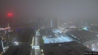 Archiv Foto Webcam Blick von Frankfurter Messe auf die Skyline 03:00