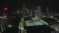 Archiv Foto Webcam Blick von Frankfurter Messe auf die Skyline 02:00