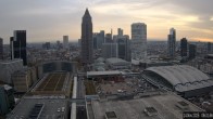 Archiv Foto Webcam Blick von Frankfurter Messe auf die Skyline 02:00