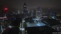 Archiv Foto Webcam Blick von Frankfurter Messe auf die Skyline 04:00