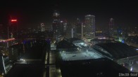 Archiv Foto Webcam Blick von Frankfurter Messe auf die Skyline 02:00