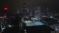 Archiv Foto Webcam Blick von Frankfurter Messe auf die Skyline 01:00
