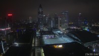 Archiv Foto Webcam Blick von Frankfurter Messe auf die Skyline 01:00