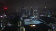 Archiv Foto Webcam Blick von Frankfurter Messe auf die Skyline 03:00