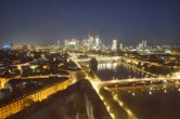 Archived image Webcam Panoramic View over to the Skyline of Frankfurt 03:00