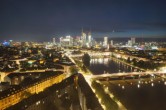 Archiv Foto Webcam Panoramablick auf die Skyline Frankfurt 21:00
