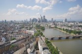 Archived image Webcam Panoramic View over to the Skyline of Frankfurt 13:00