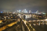 Archiv Foto Webcam Panoramablick auf die Skyline Frankfurt 23:00
