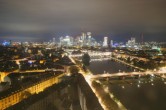 Archived image Webcam Panoramic View over to the Skyline of Frankfurt 03:00