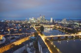 Archived image Webcam Panoramic View over to the Skyline of Frankfurt 05:00